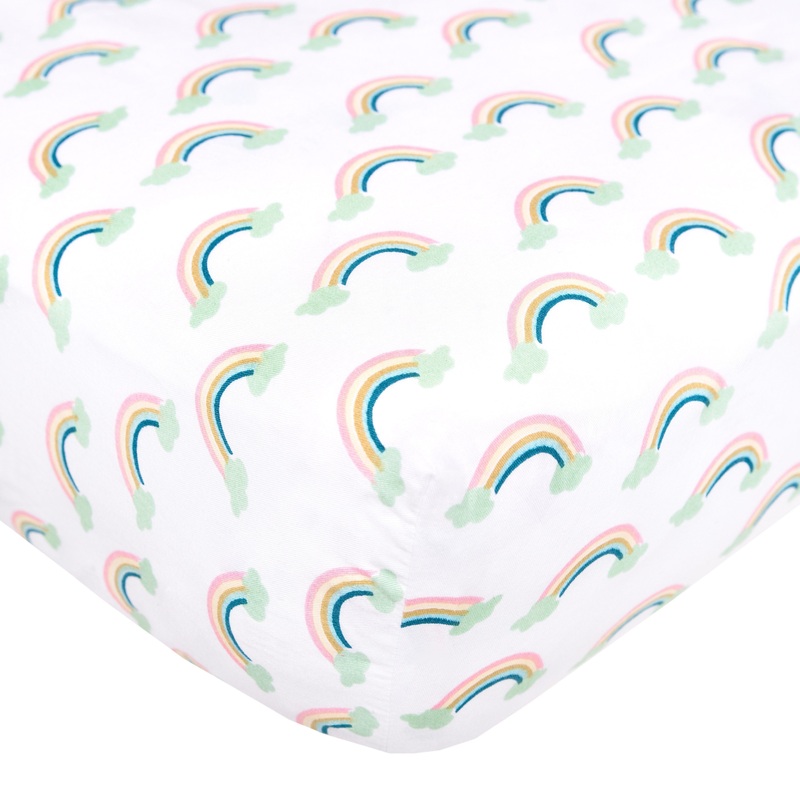 Copper Pearl Premium Knit Fitted Crib Sheet | Daydream