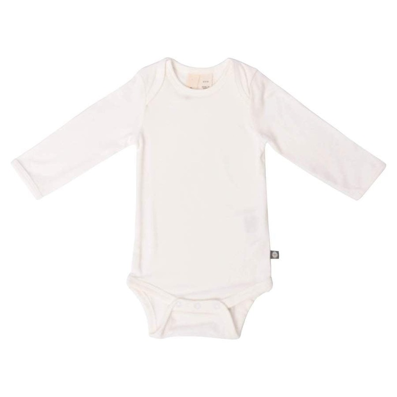 Kyte Baby Long Sleeve Bodysuit – Cloud (0-3 months)