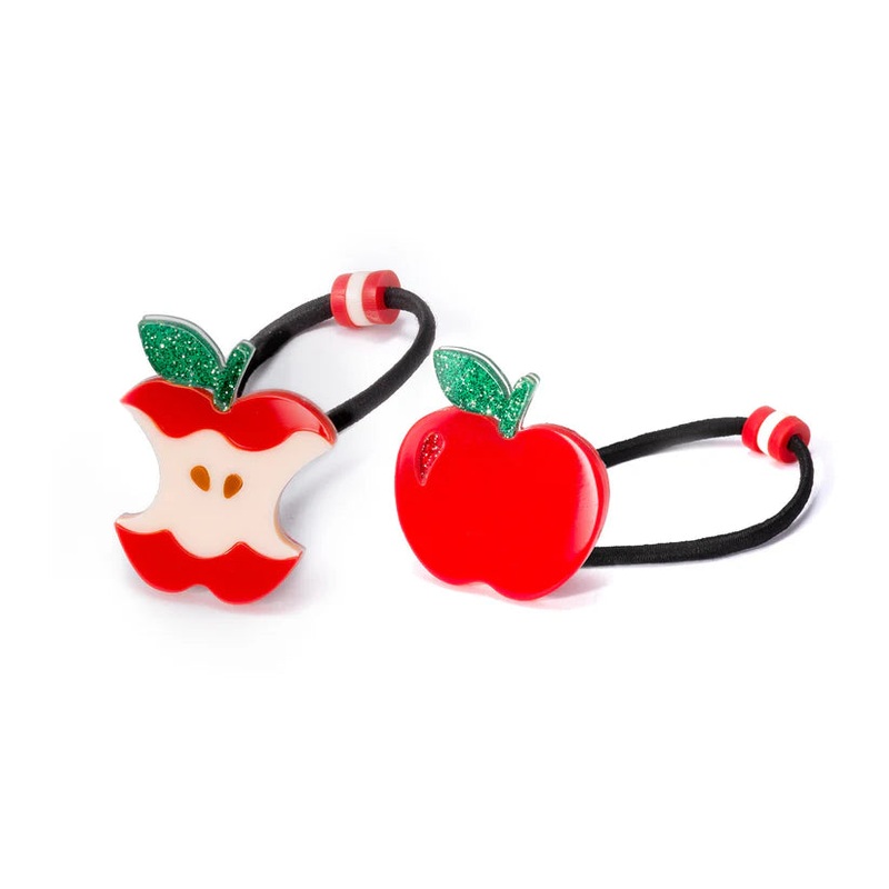 Lilies & Roses Apple Bite Hair Tie Ponytail