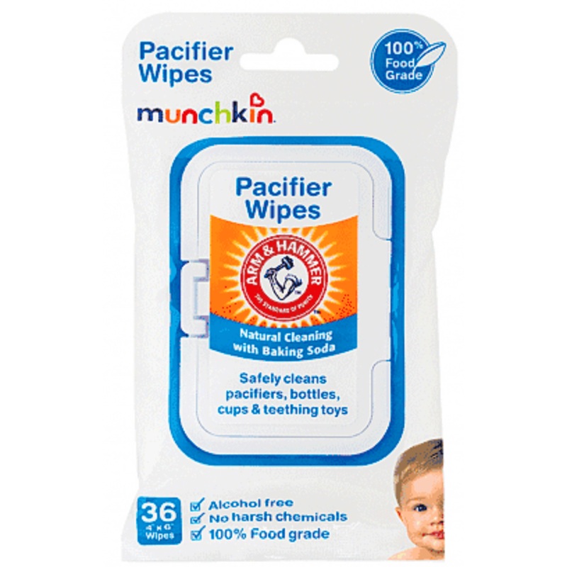 Munchkin Arm & Hammer Pacifier Wipes – 36 Pack
