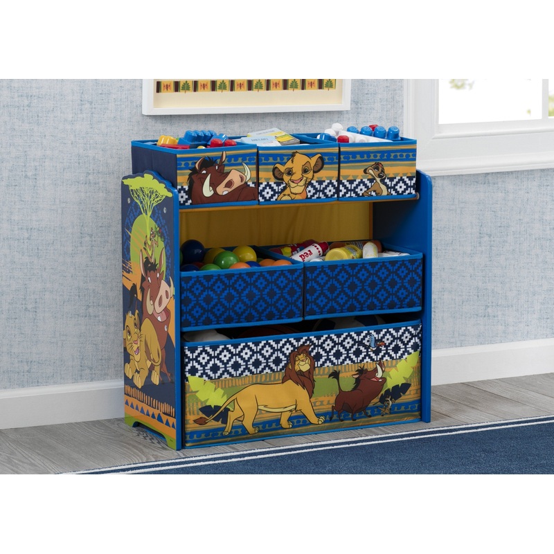 The Lion King 6-Bin Design & Store Toy Storage Organizer