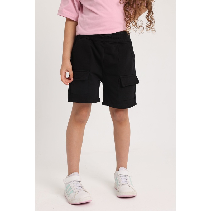 Unisex Cotton Shorts  Black