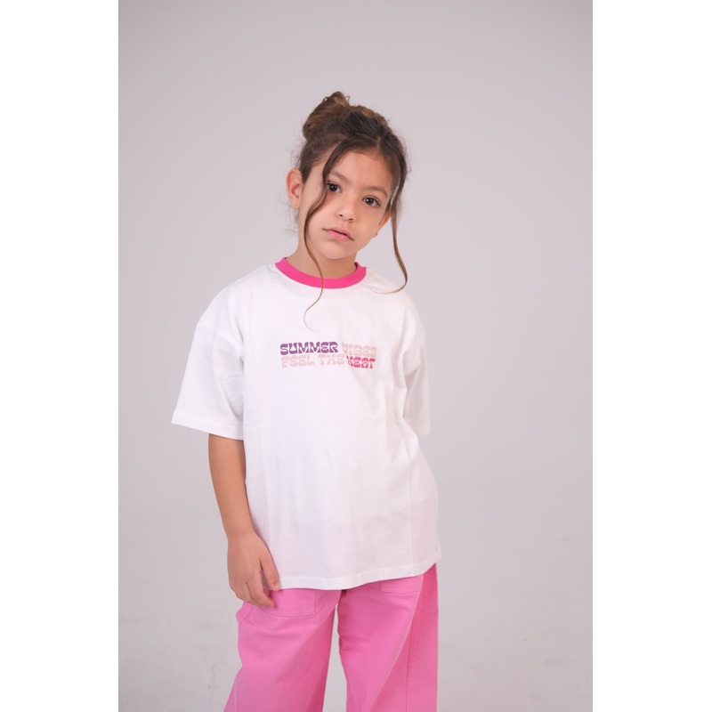 Unisex “SUMMER VIBES” Short-Sleeved T-Shirt  White
