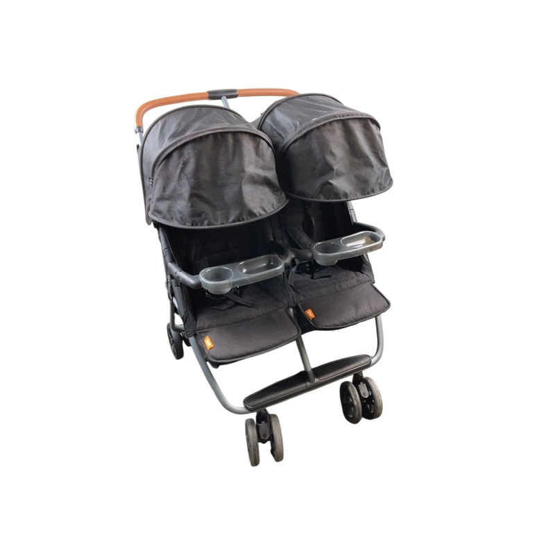 Zoe The Twin V2 Double Stroller, 2021, Black