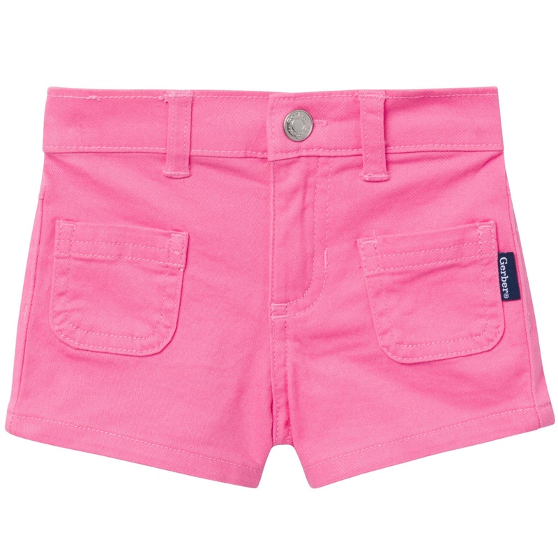 Baby & Toddler Girls Pink Twill Shorts