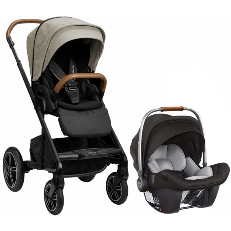 Nuna MIXX Next + PIPA Lite LX Travel System Bundle – Timber/Caviar