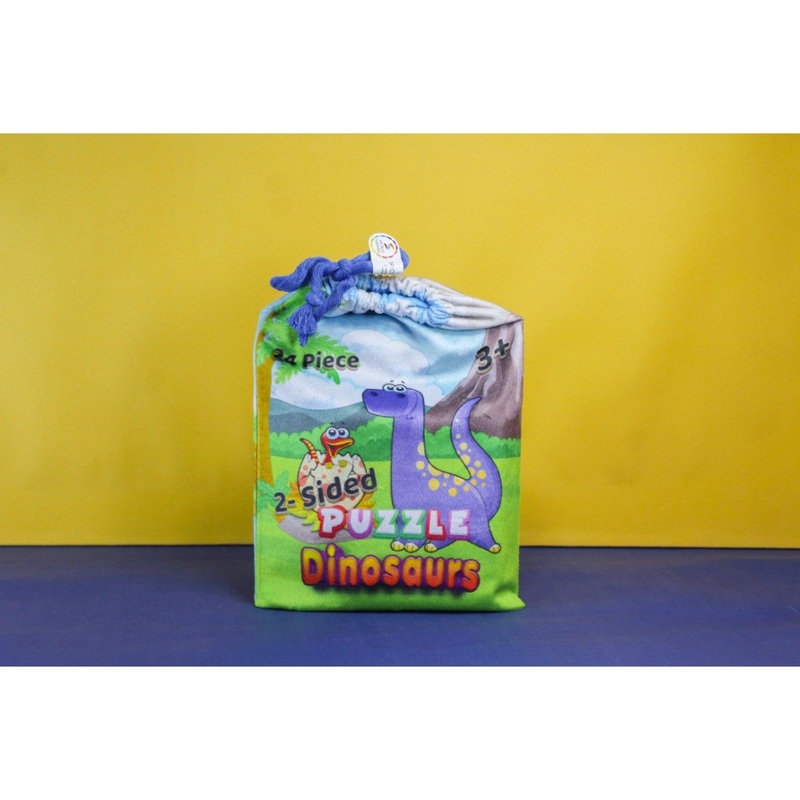puzzle bag – happy dinosaurs