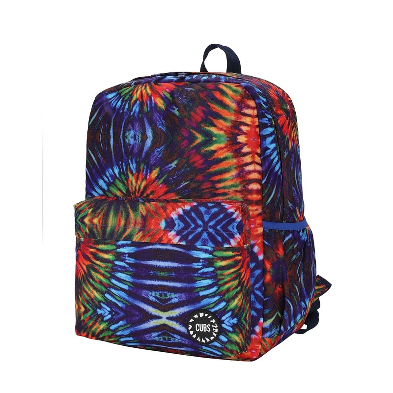 Cubs Navy/Red Tie Dye Junior Student Backpack