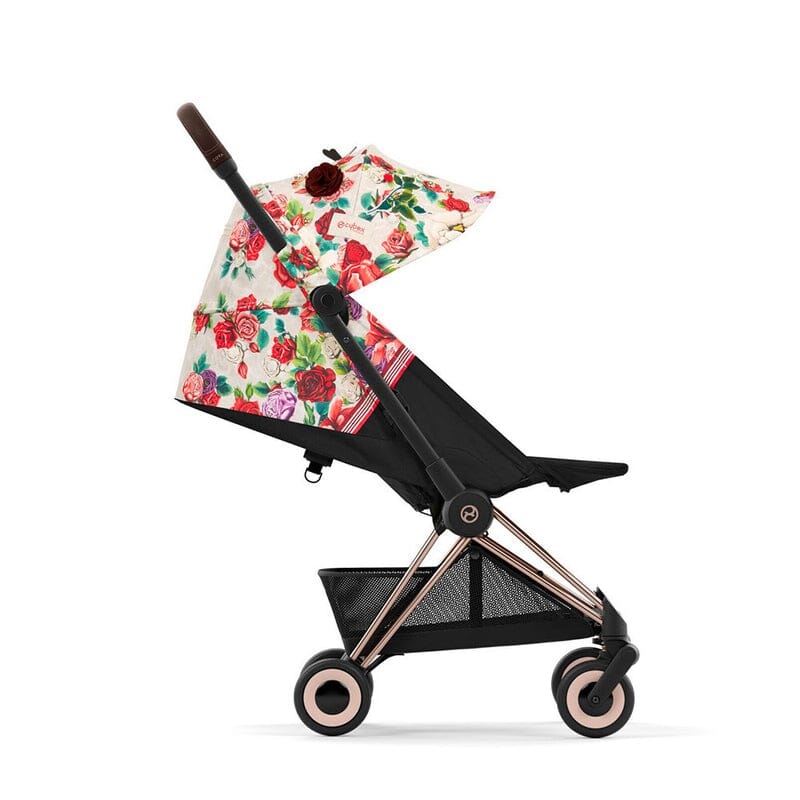 CYBEX COYA Compact & Light Travel Stroller – Spring Blossom – Light Beige