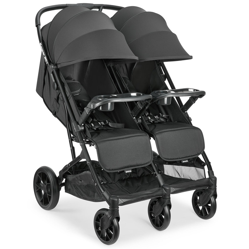 Joovy Kooper RS2 Double Stroller – Black