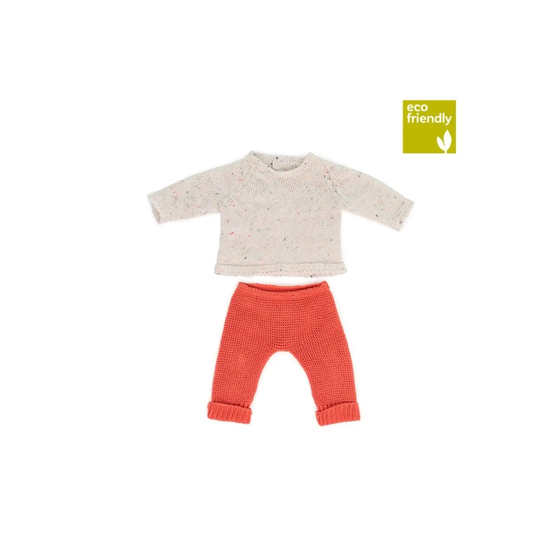 Miniland Knitted Doll Outfit 15 – Sweater & Trousers