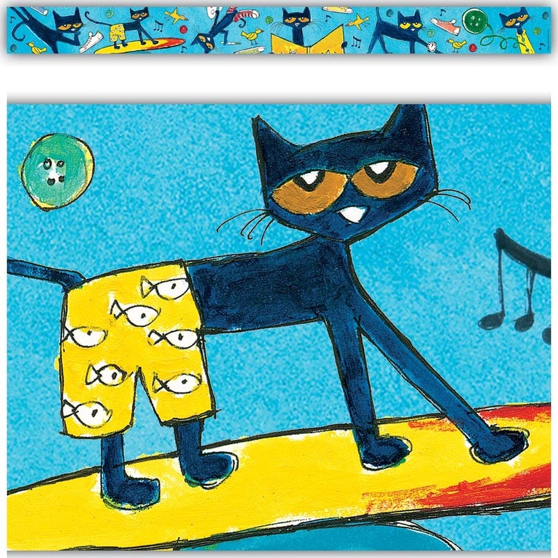 Pete the Cat Spotlight Border