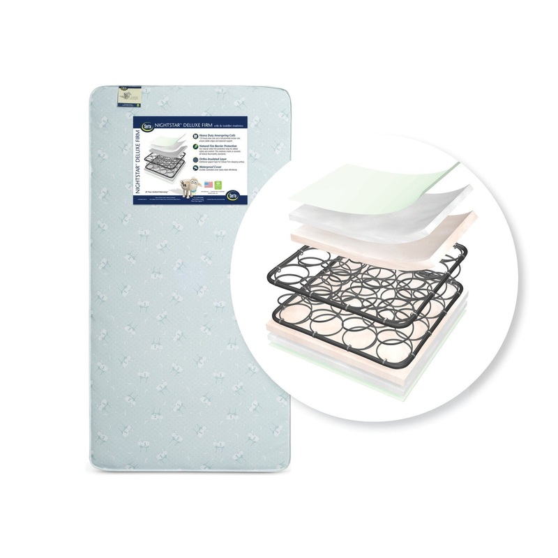 Serta Nightstar Deluxe Firm Crib & Toddler Mattress