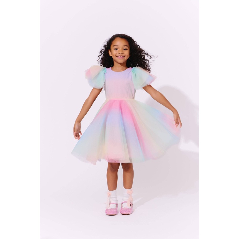 Sparkle Ombre Tulle Dress