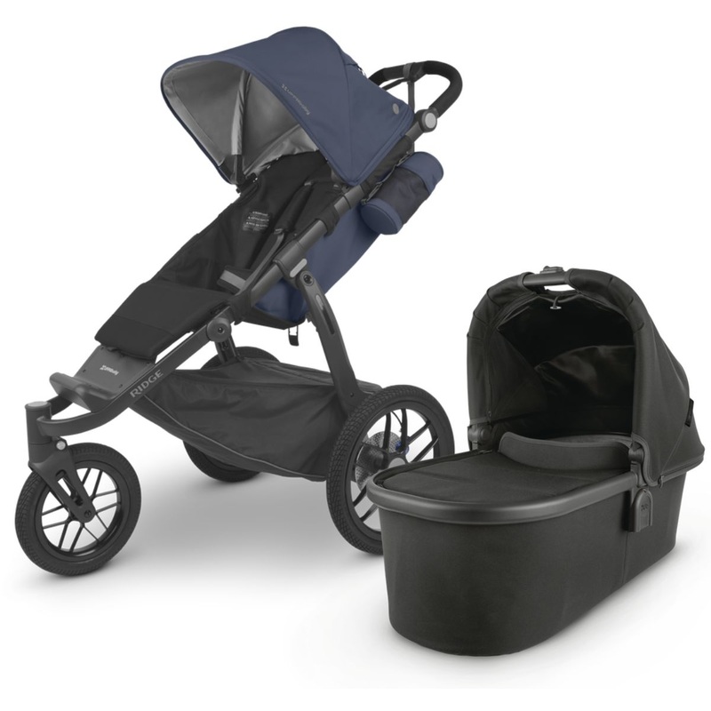UPPAbaby Ridge Jogging Stroller + Bassinet Bundle – Reggie / Jake