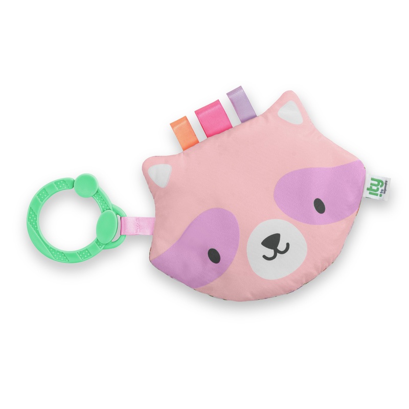 ity by Ingenuity Crinklet, Crinkle Toy for Newborn and Up, Ribbon Tags, C-link – Deni