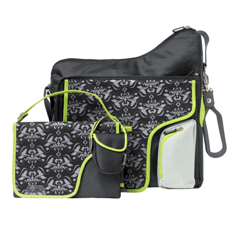 JJ Cole System 180 Bag – Black Damask
