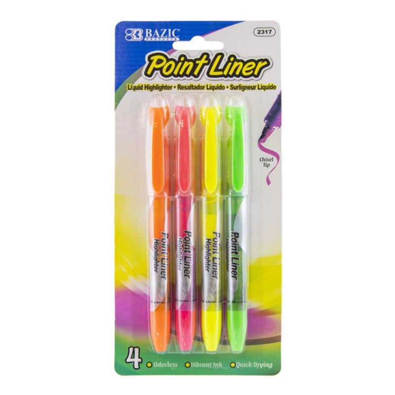 Liquid Pen Style Fluorescent Highlighter