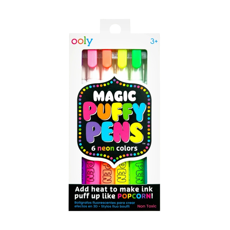 Magic Puffy Pens – Neon