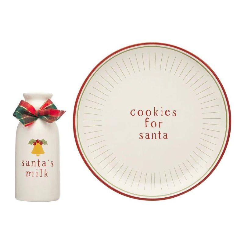 Santa’s Cookies and Milk Set