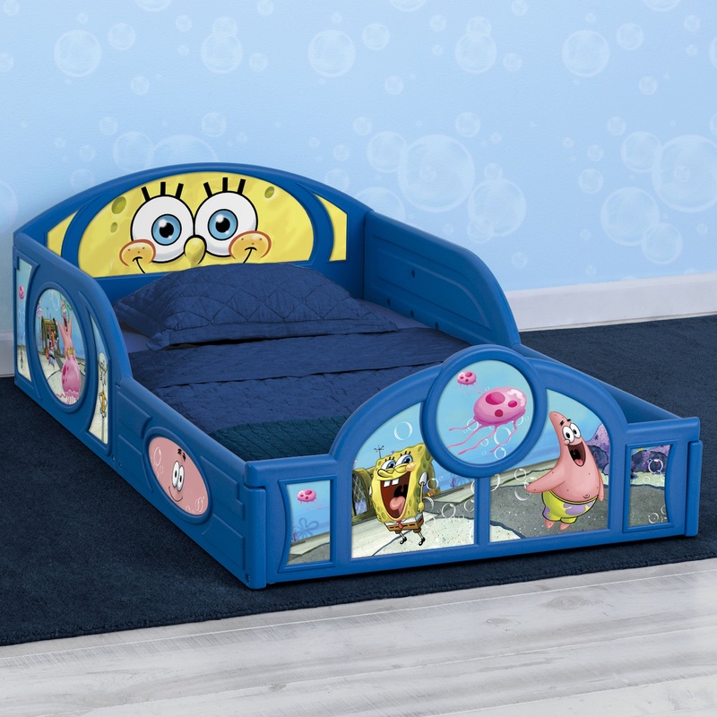 SpongeBob SquarePants Plastic Sleep and Play Toddler Bed