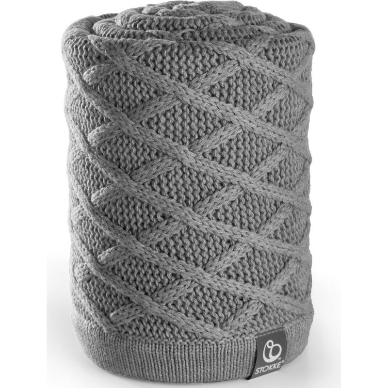 Stokke Stroller Blanket – Cable Grey