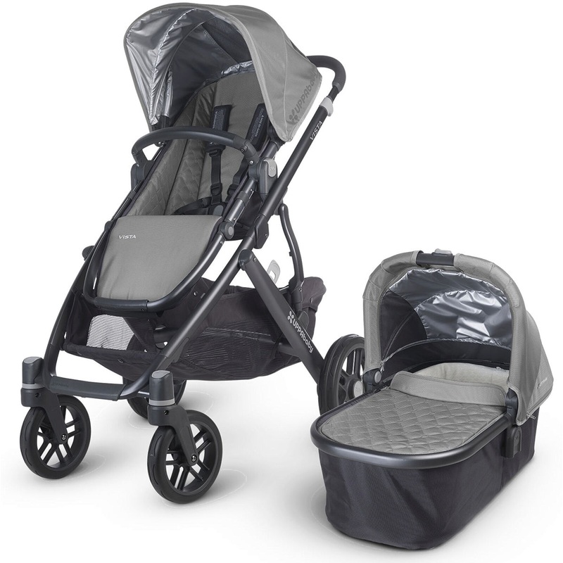 UPPAbaby 2017 VISTA Stroller – Pascal (Grey/Carbon) – OPEN BOX RETURN
