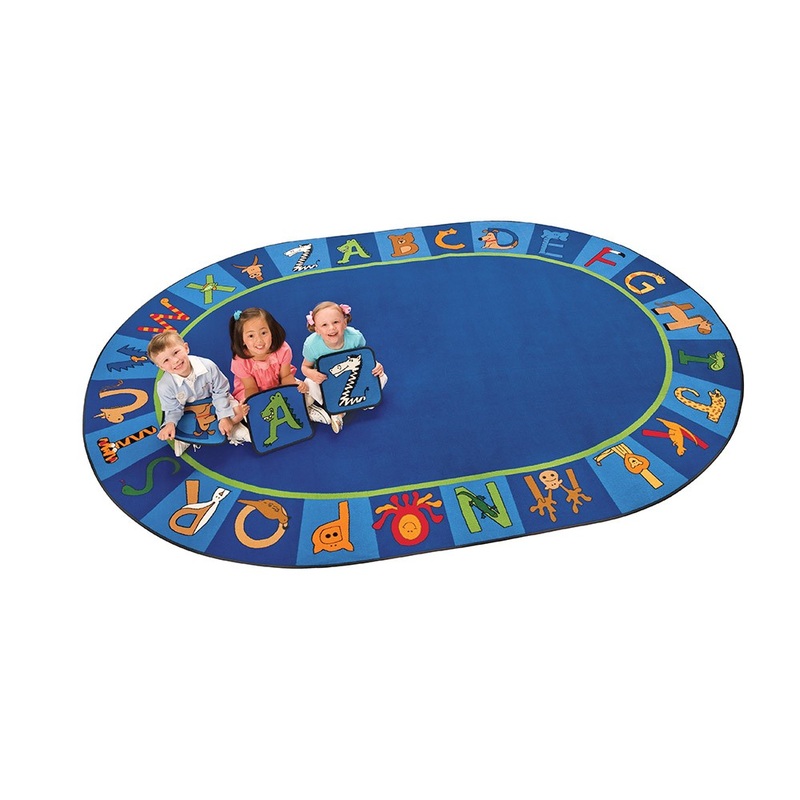 A to Z Animals! Rug (8’3″ x 11’8″ Oval)