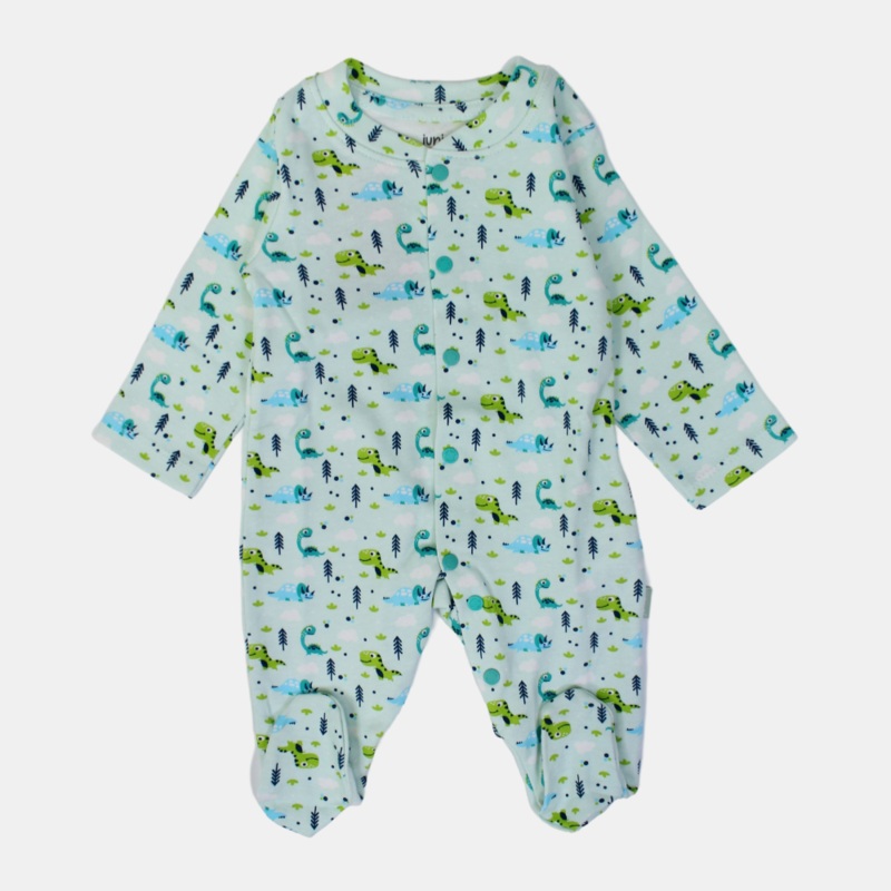 Baby Dinos Long-Sleeved Baby Footie