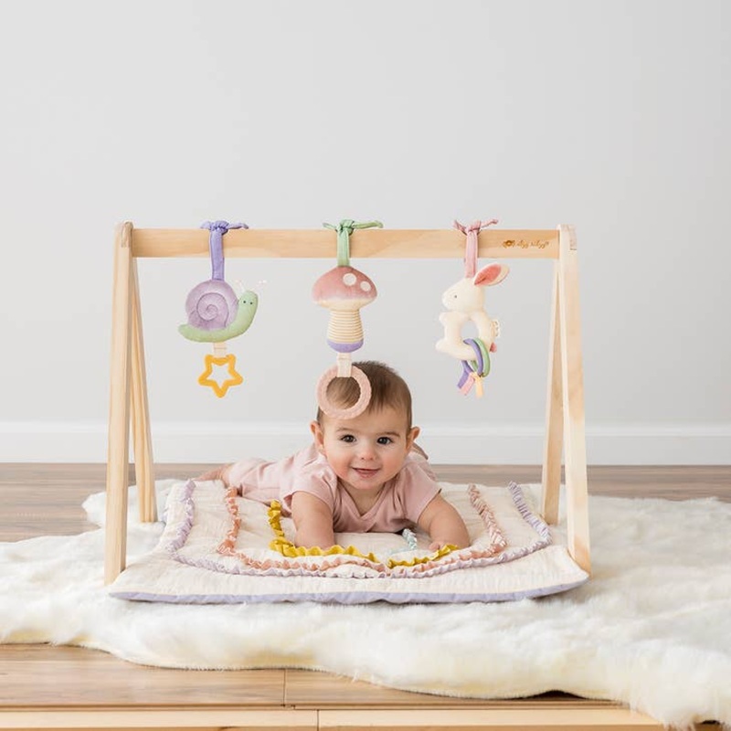 Bitzy Bespoke Ritzy Activity Gym Wooden Gym Pastel