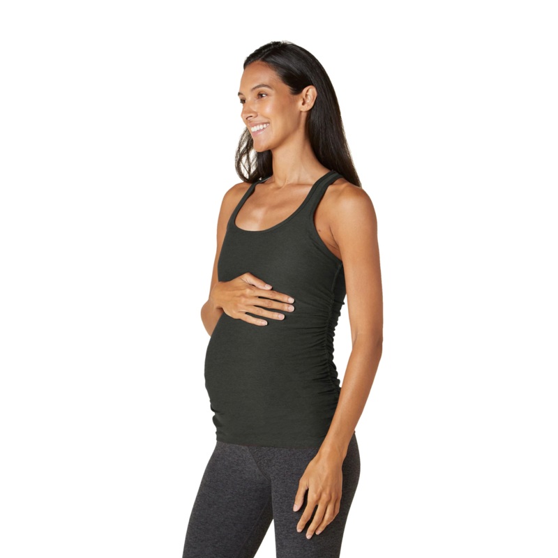 Featherweight Let it Grow Racerback Maternity Tank – Darkest Night
