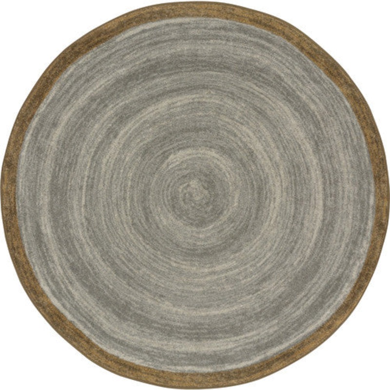 Feeling Natural Rug, 5’4″ Round, Stone