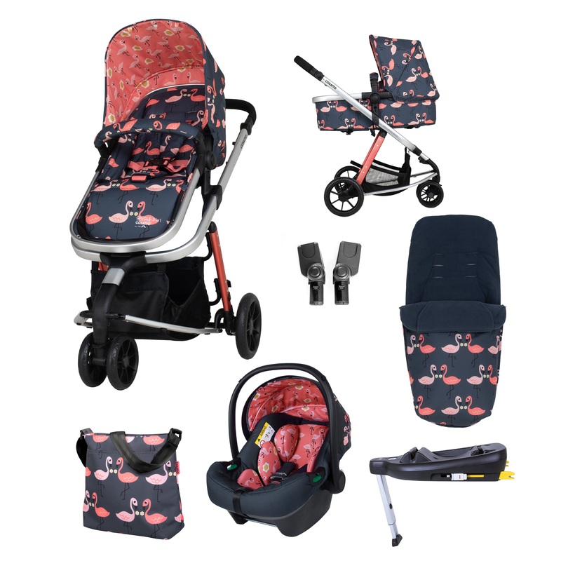 Giggle 2 in 1 i-Size Everything Bundle Pretty Flamingo