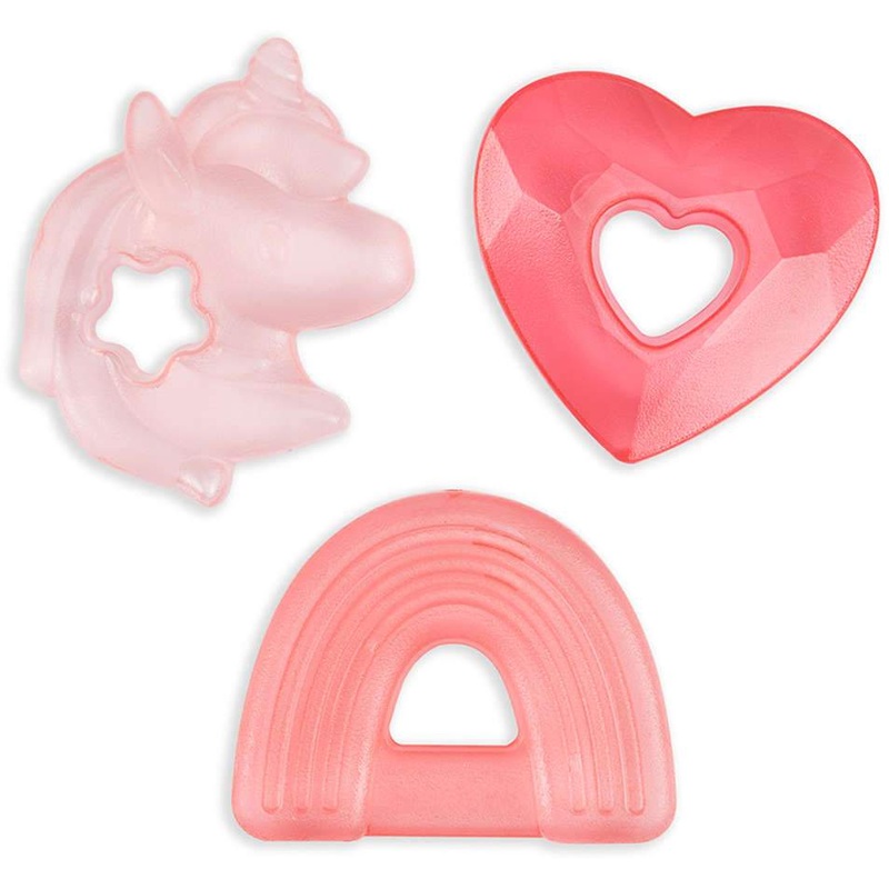 Itzy Ritzy Cutie Coolers Water-Filled Teethers Unicorn (3-Pack)