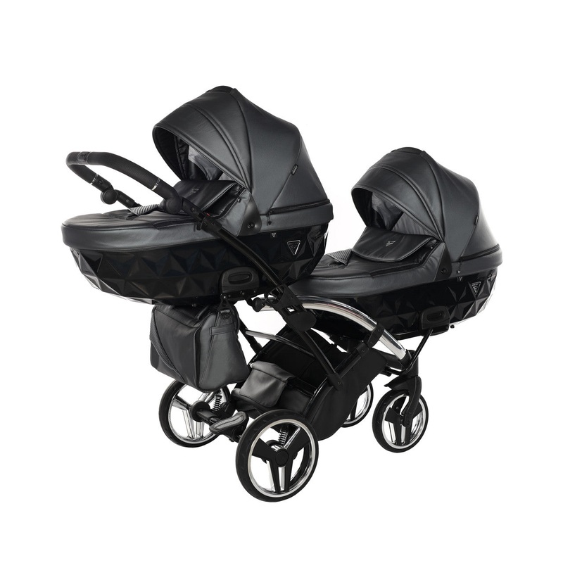 JUNAMA FLUO LINE ANTHRACITE DUO SLIM – 4IN1 (INCLUDES 2 X CAR SEAT & 2 X ISOFIX BASE)