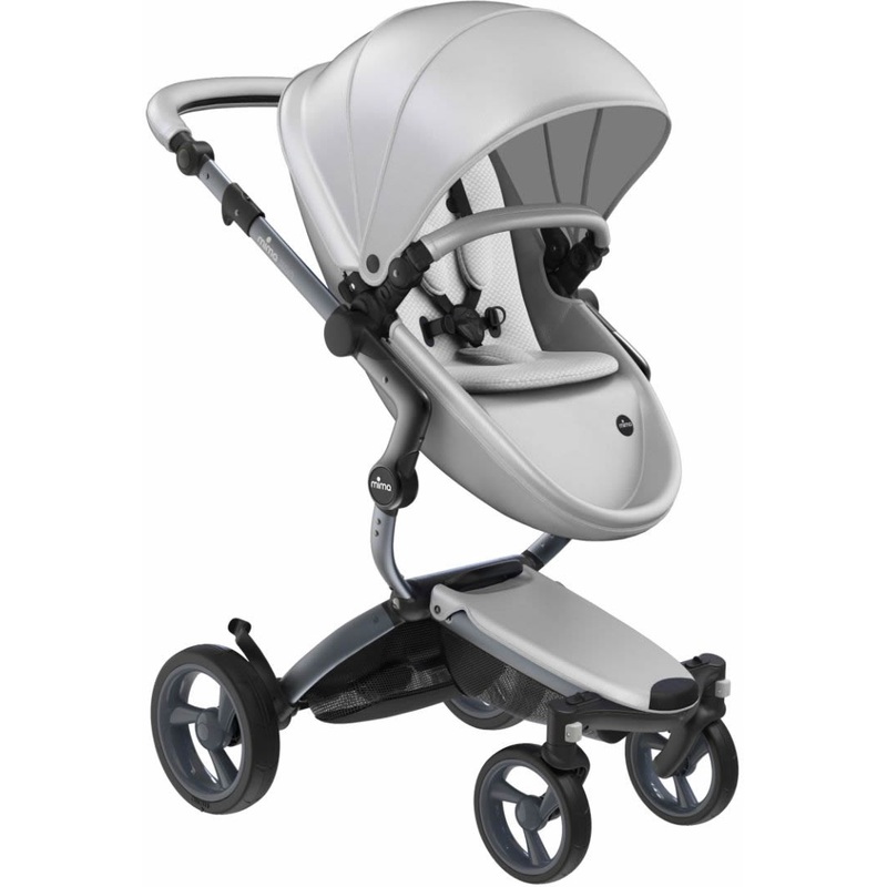 Mima Xari Complete Stroller, Graphite – Argento / Stone White