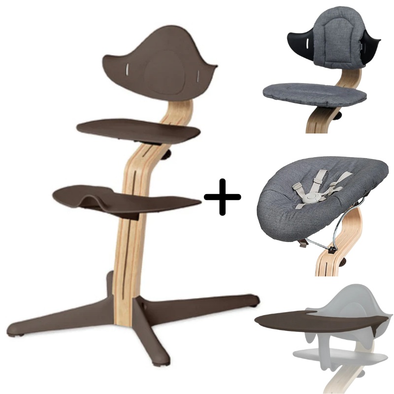 Nomi High Chair Bundle – Coffee