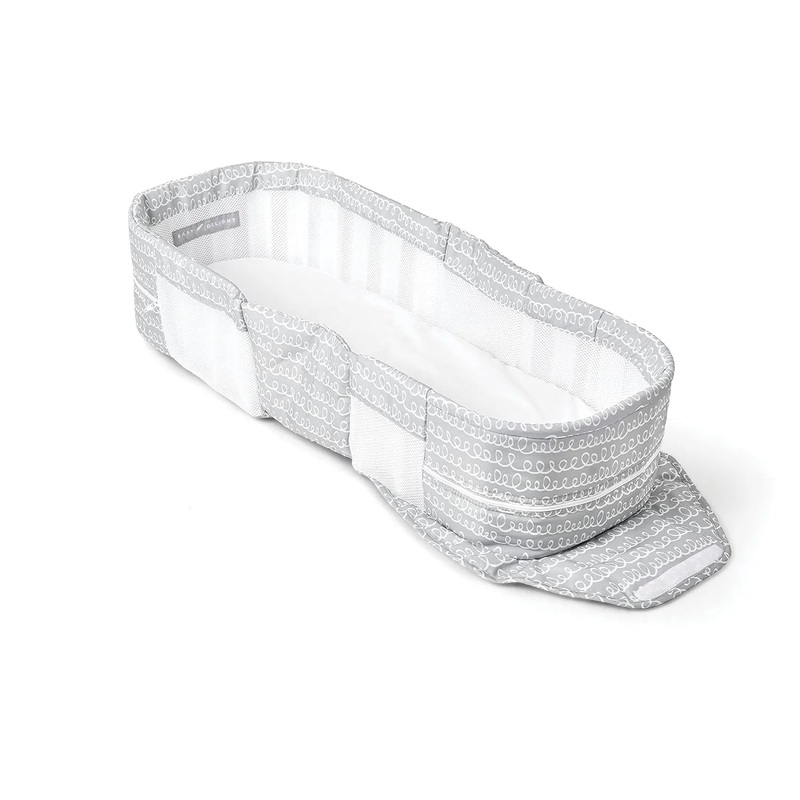Snuggle Nest Dream Portable Infant Lounger – Gray Scribbles