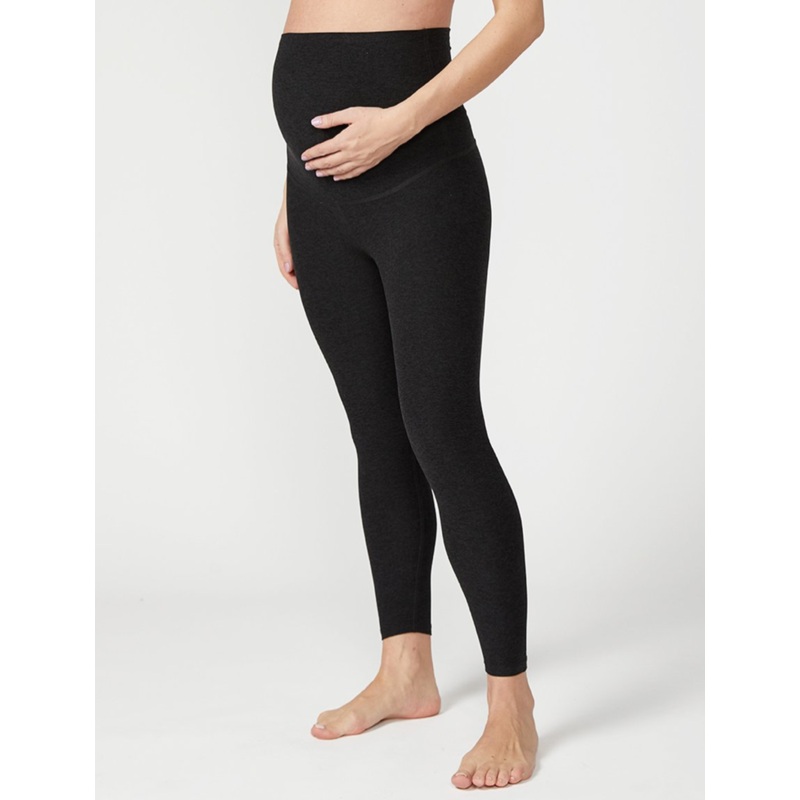 Spacedye Love the Bump Midi Maternity Leggings – Darkest Night
