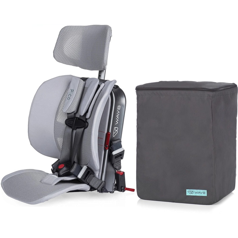 WAYB Pico Forward Facing Travel Car Seat + Travel Bag – Slate