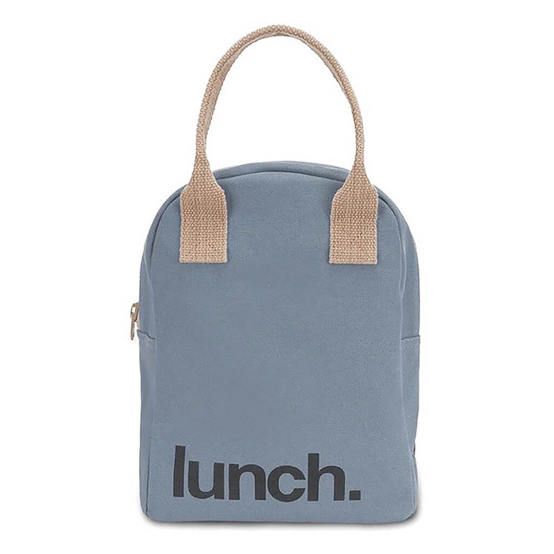 Zipper Lunch Bag – Blue Lunch