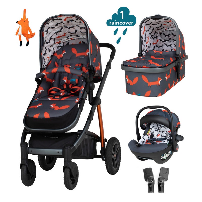 Cosatto Wow 2 Car Seat Bundle Charcoal Mister Fox