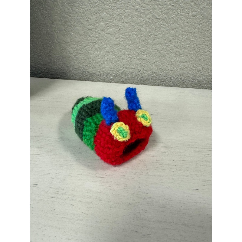 Crochet Mini Hungry Caterpillar with Food