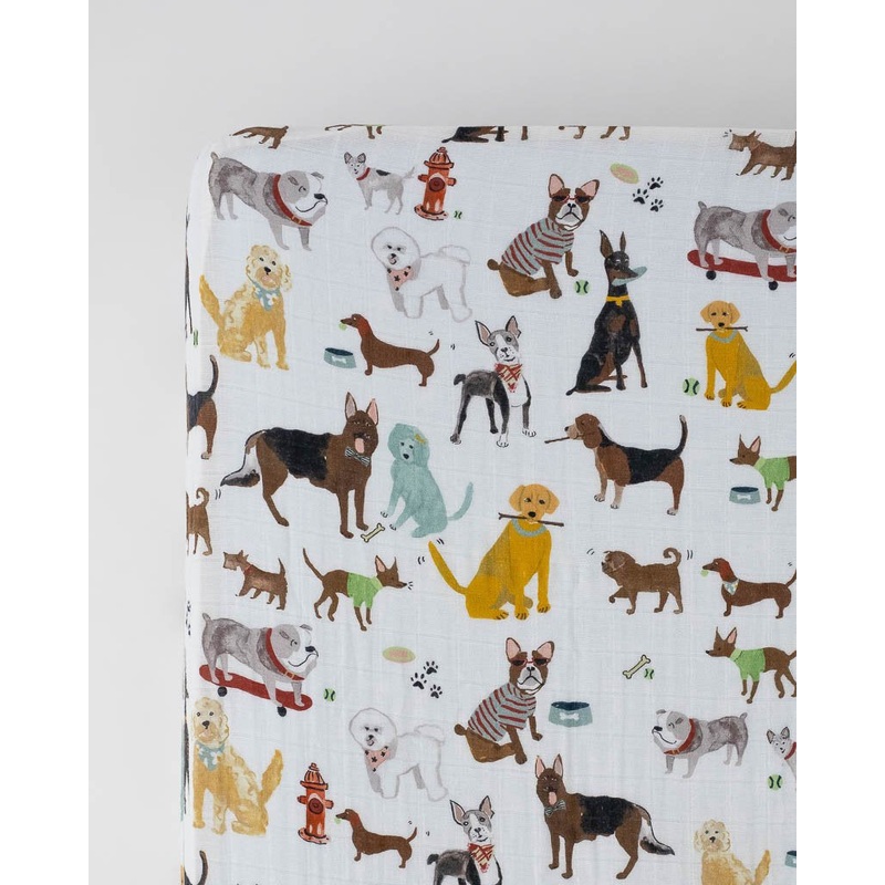 Little Unicorn Cotton Muslin Crib Sheet – Woof