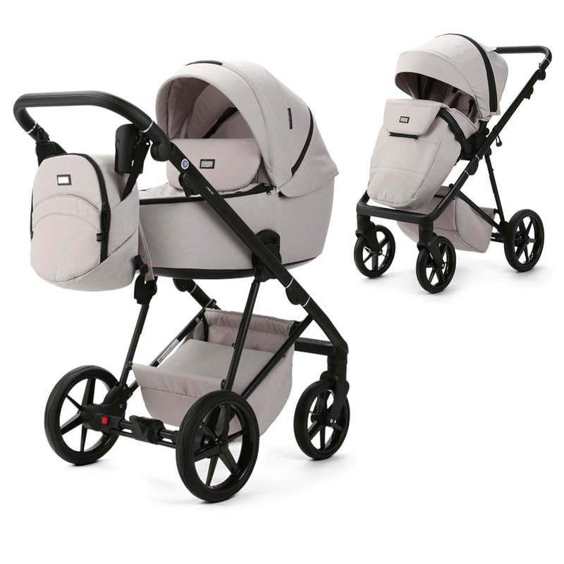 Mee-Go Milano Evo 2-in-1 Pram & Accessories – Biscuit