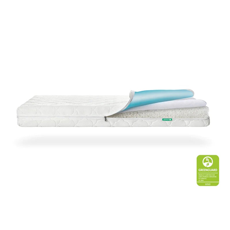 Newton Extra Crib Mattress Cover Waterproof, Cloud White