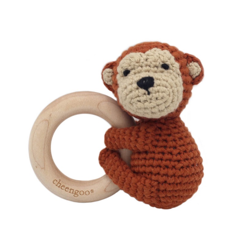 Teething Rattle Monkey