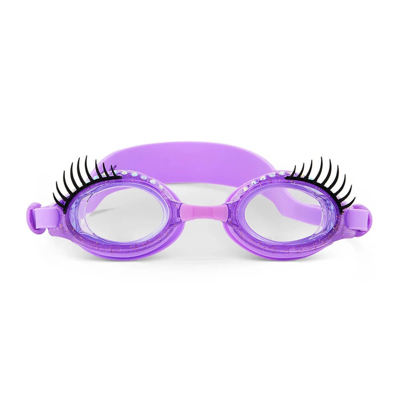 Bling2O Splash Lash Kids’ Swim Goggles Purple Nail Polish