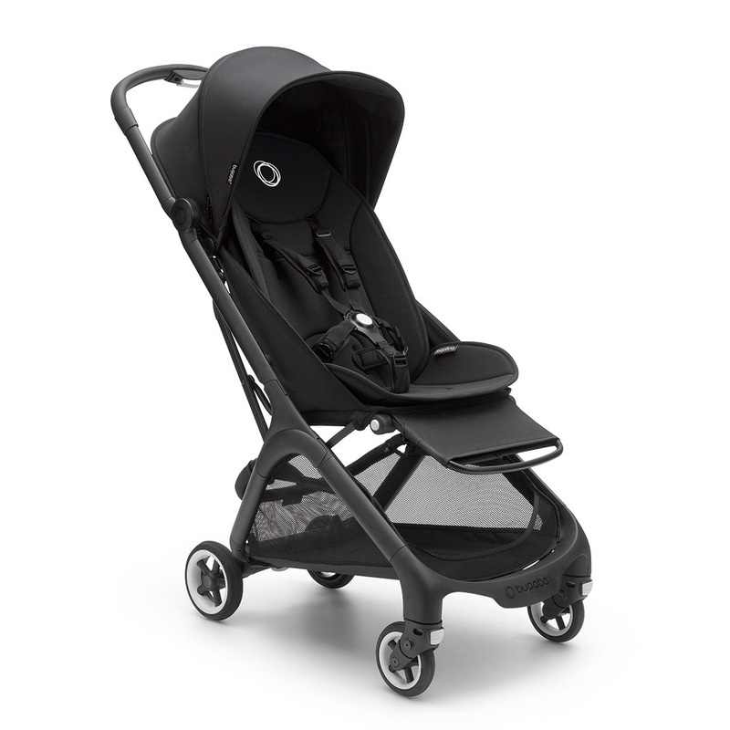 Bugaboo Butterfly Travel Pushchair – Black/Midnight Black – + Free Transport Bag