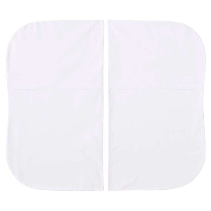 HALO Bassinest White Fitted Sheet – TWIN (2 pack)